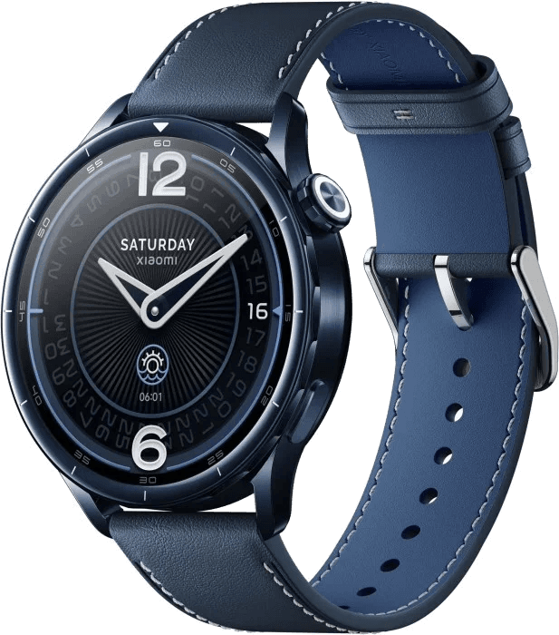 Годинник Xiaomi Watch S5 46mm Ceramic Blue Синій BHR08ITGL