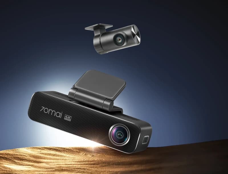 Відеореєстратор 70mai Dash Cam 4K M800-2 HDR Set