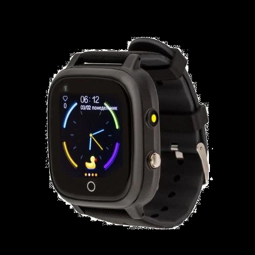 Дитячий смарт-годинник AmiGo GO005 4G WIFI Thermometer Black