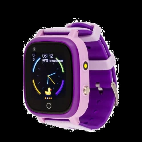 Дитячий смарт-годинник AmiGo GO005 4G WIFI ThermometerPurple