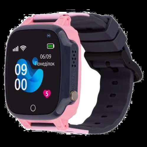 Смарт-годинник для дітей AmiGo GO008 MILKY GPS WIFI Pink