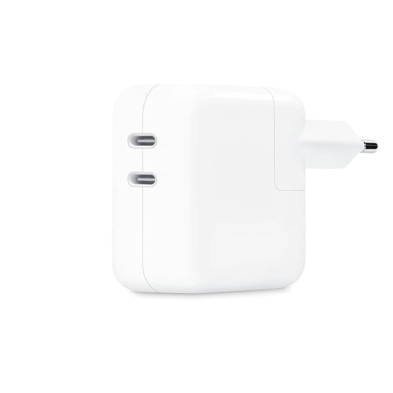 Зарядний пристрій Apple 35W Dual USB-C (MW2K3ZM/A) білий