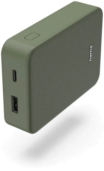 Зовн_АКБ Hama 10000mAh 15W (00201713) зелений