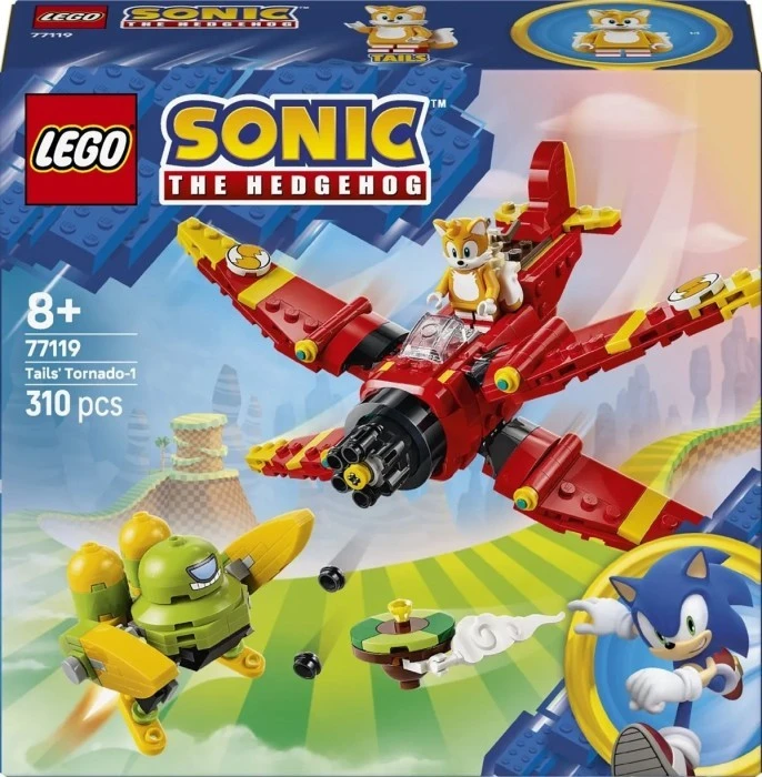 Конструктор LEGO Sonic Літак Тейлза «Торнадо-1» (77119)