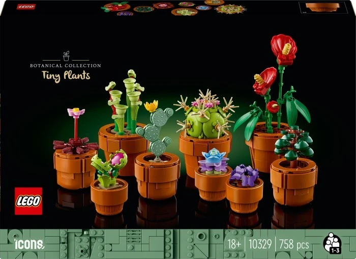 Констр. LEGO Icons Рослини в мініатюрі (10329)