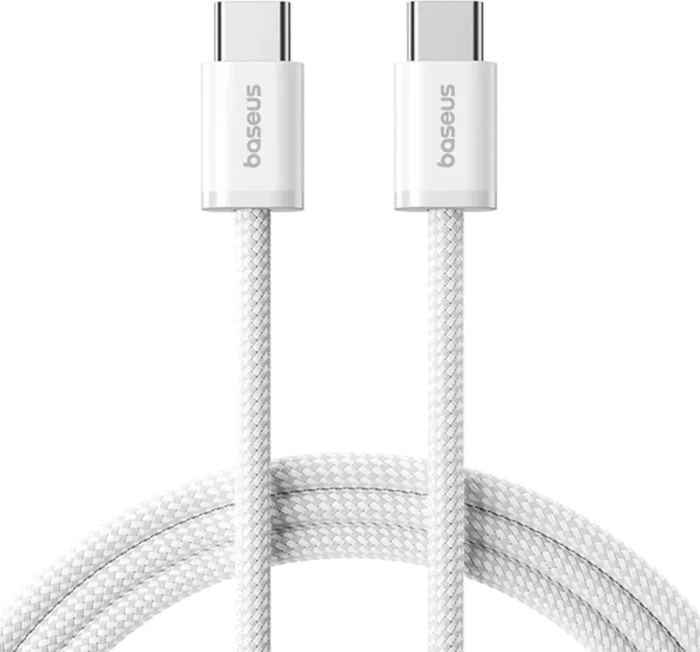 Кабель Baseus Type-C/Type-C 100W 1m (P10381400211-00)білий