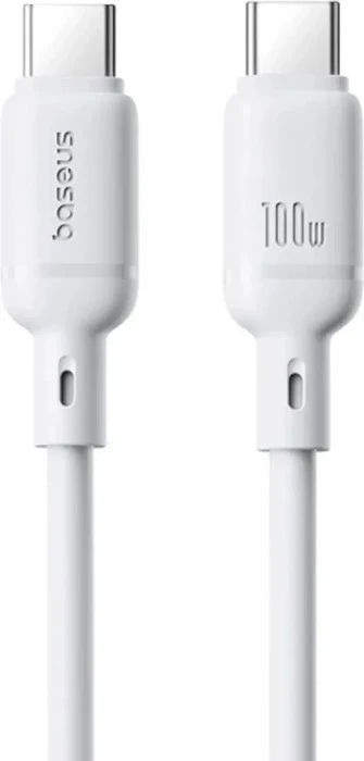 Кабель Baseus Type-C/Type-C 100W 1m (P10377704213-00)білий