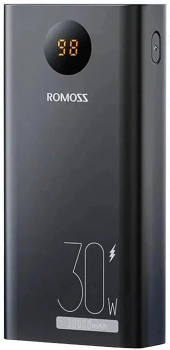Зовн_АКБ Romoss 30000mAh PEA30 30W (PEA30-292-2111H) чорний