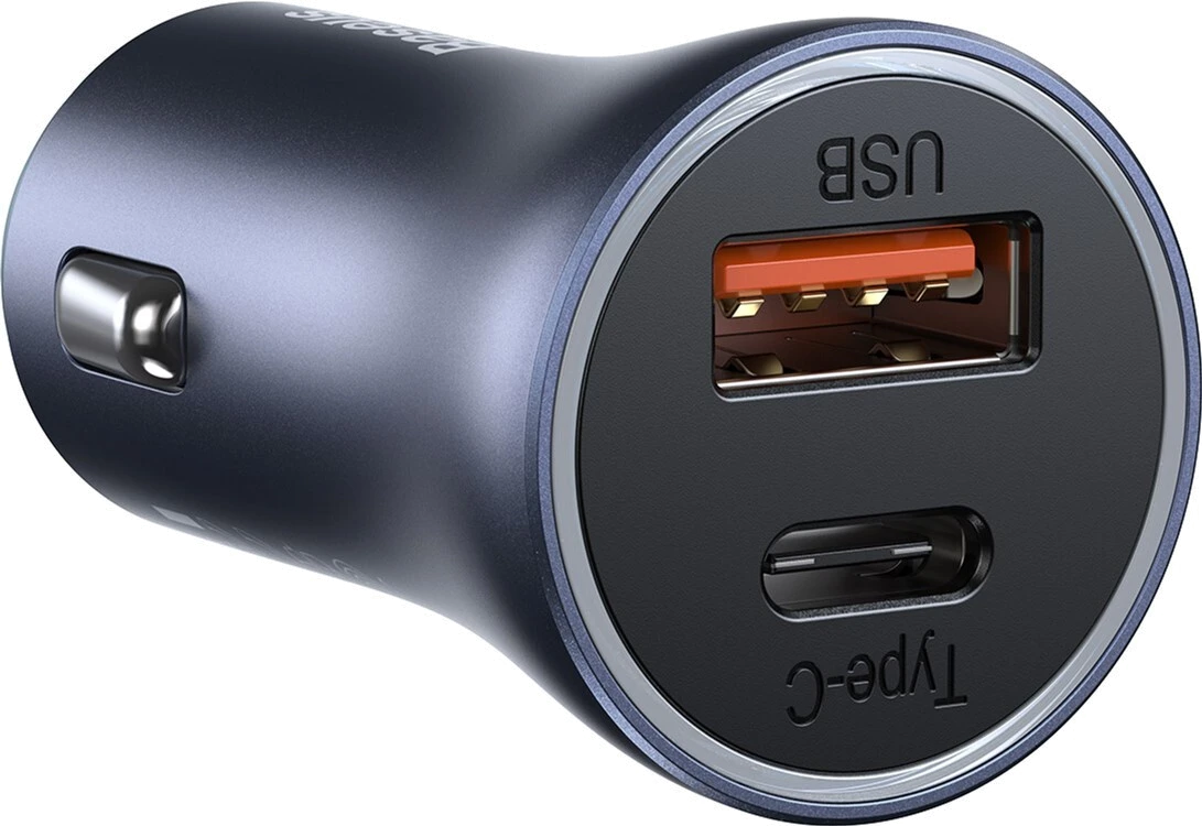 Автом.зарядний Baseus Pro Dual Quick U+C 40W(CCJD-0G)сірий