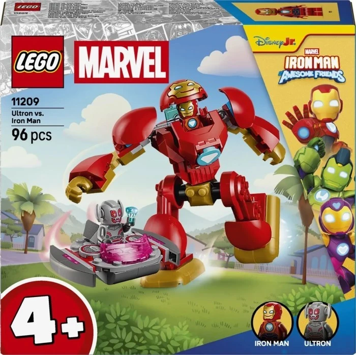 Конструктор LEGO Marvel Альтрон проти Залізної Людини(11209)