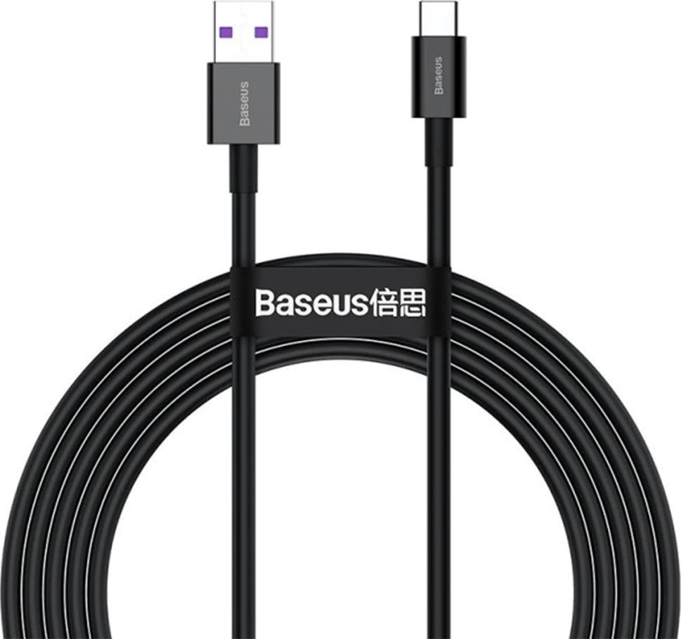 Кабель Baseus USB to Type-C 66W 2m (CATYS-A01) чорний