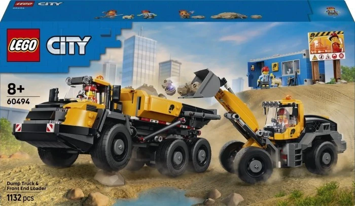 Конструктор LEGO City Самоскид і ковшовий навантаж (60494)