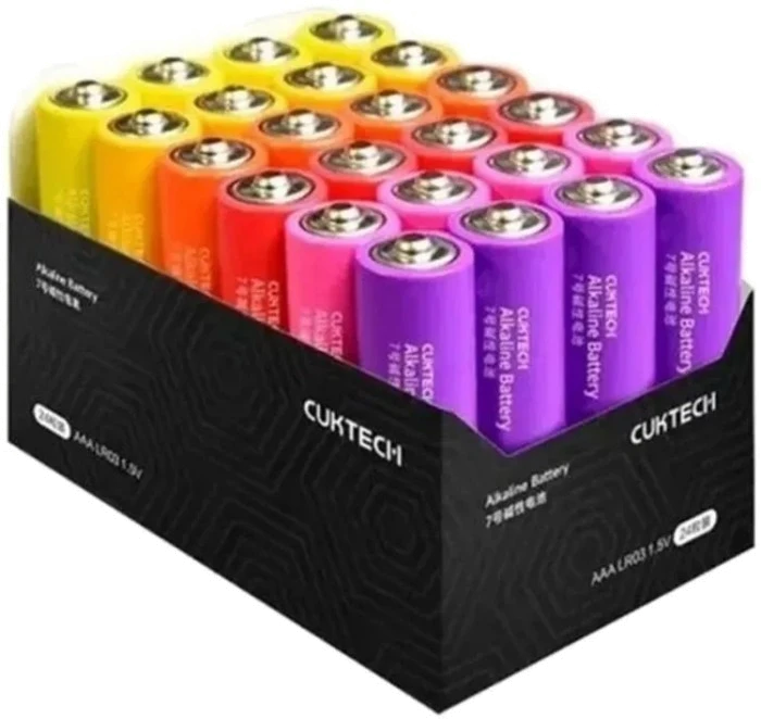 Батарейка CUKTECH Rainbow AAA Alkaline (B09) 24шт/бл