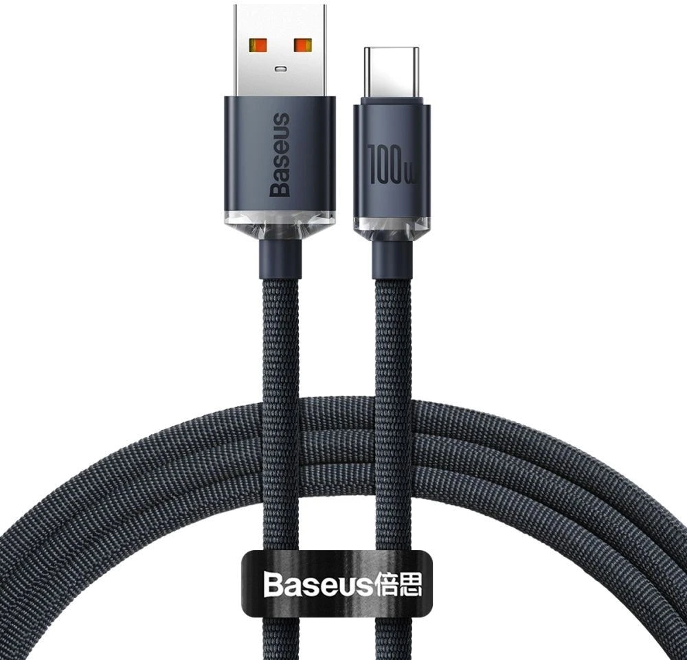Кабель Baseus USB to Type-C 100W 1.2m (CAJY000401)чорн