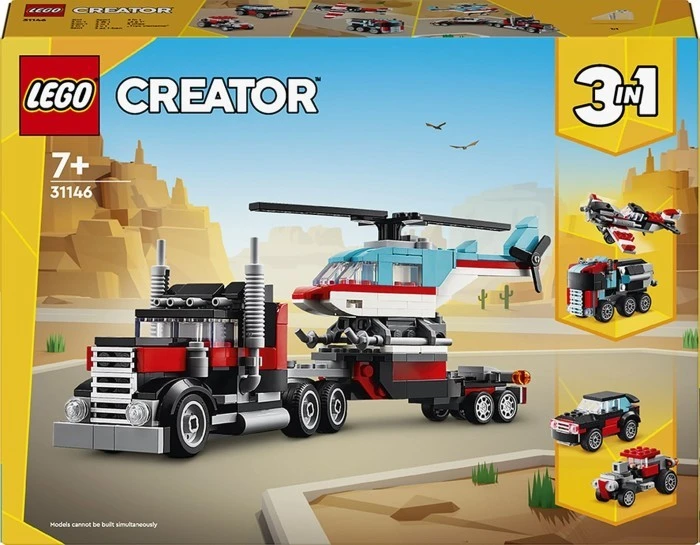 LEGO Creator Бортова вантажівка з гелікоптером(31146)