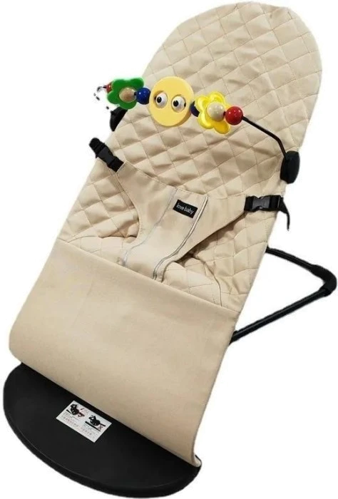 Дитячий шезлонг Kidilo Shaking chair DKL-601 Beige