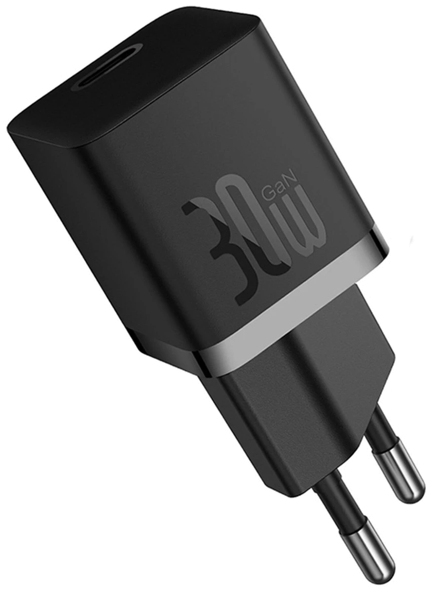Зарядний пристрій Baseus GaN5 FC mini 1C 30W(CCGN070401)чорн