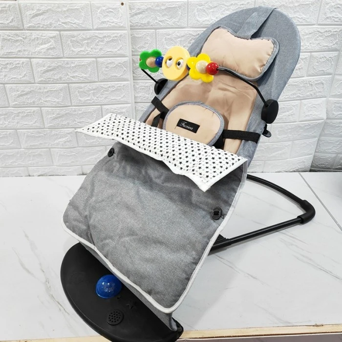 Дитячий шезлонг Baby Swing Сradle 001 grey