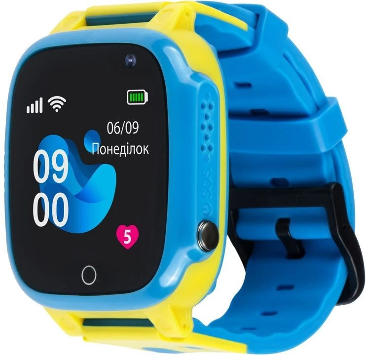 Смарт-годинник для дітей AmiGo GO008 GLORY GPS WIFI Blu-Yel