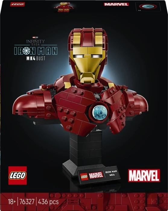 Конструктор LEGO Marvel Бюст Залізної Людини MK4 (76327)