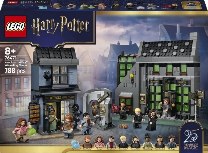 Конструкт LEGO Harry Potter Магазини на Алеї Ноктерн (76471)
