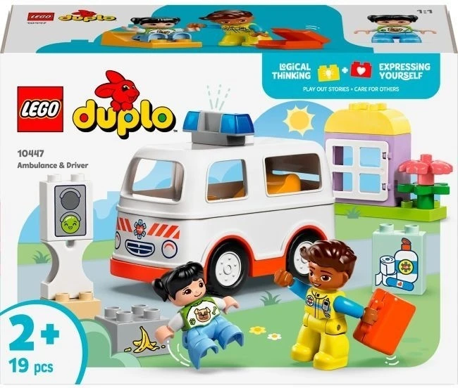 Конструктор LEGO DUPLO Швидка допомога та водій (10447)