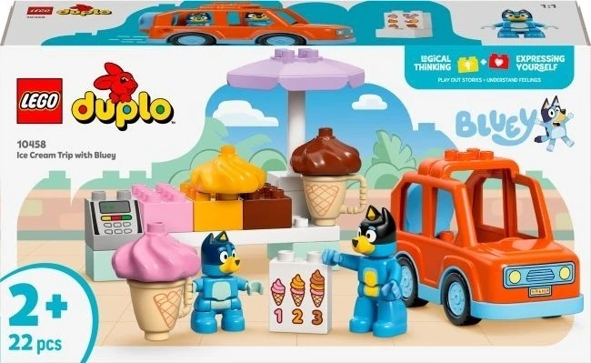 Констр LEGO DUPLO Bluey Подорож із морозивом із Блуї (10458)