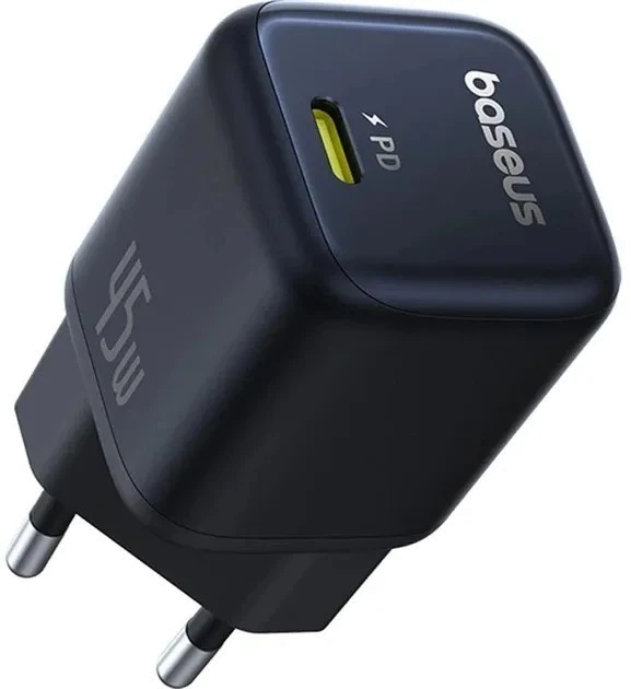 Зарядний пристрій Baseus PicoGo 1C 45W (P10176800123-00)чор