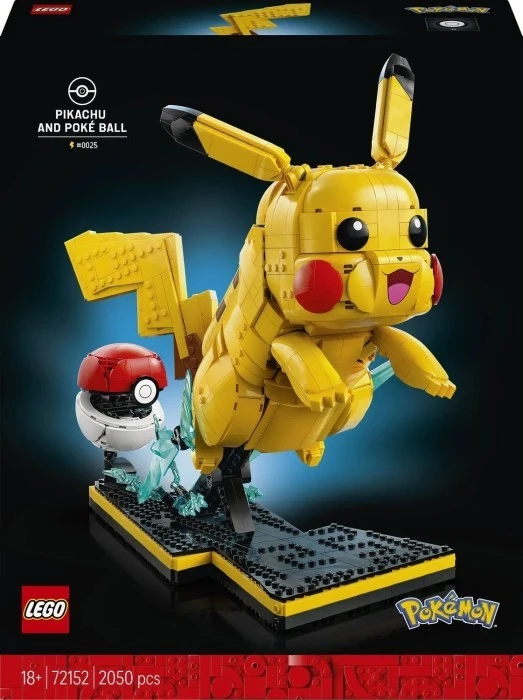 Конструктор LEGO Pokémon Пікачу й покебол (72152)