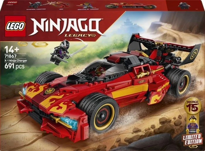 Конструктор LEGO Ninjago Переслідувач ніндзя X-1 (71867)