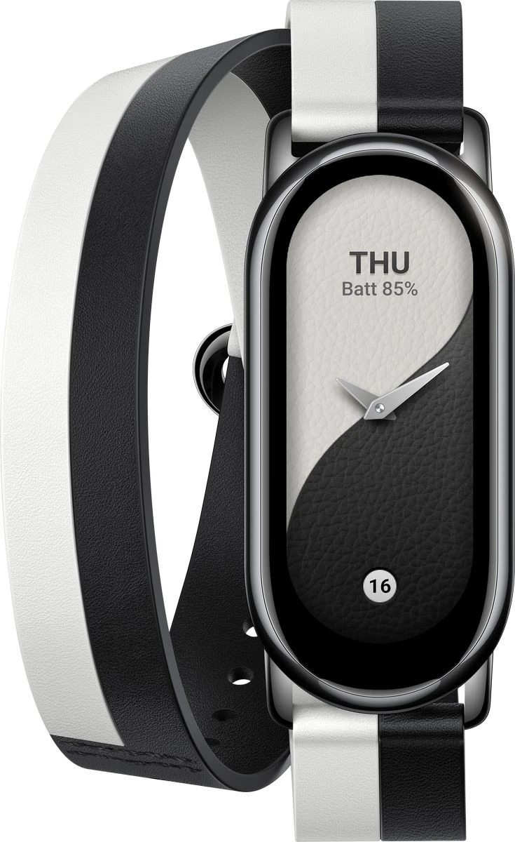 Ремінець Xiaomi Smart Band 8 Black White(чор-біл)(BHR7296CN)