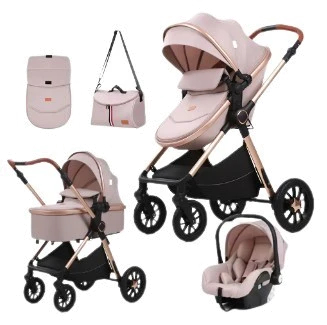Коляска 3в1 Kidilo H2D (Khaki beige)