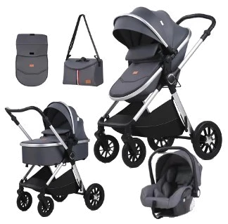 Коляска 3в1 Kidilo H2D (grey)