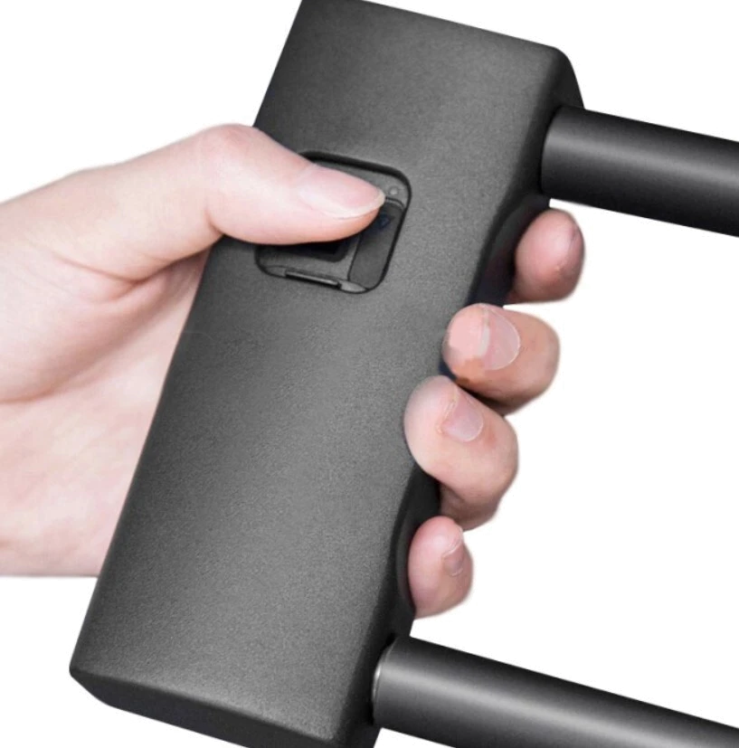 Замок Areox intelligent fingerprint U-lock black