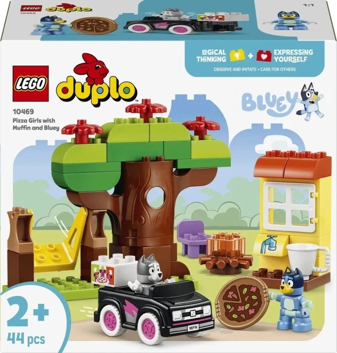 Конструктор LEGO DUPLO «Піцерія» з Мафіном та Блуї (10469)