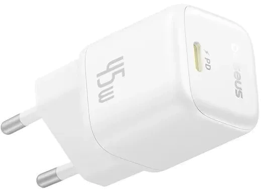 Зарядний пристрій Baseus PicoGo 1C 45W(P10176800213-00)білий