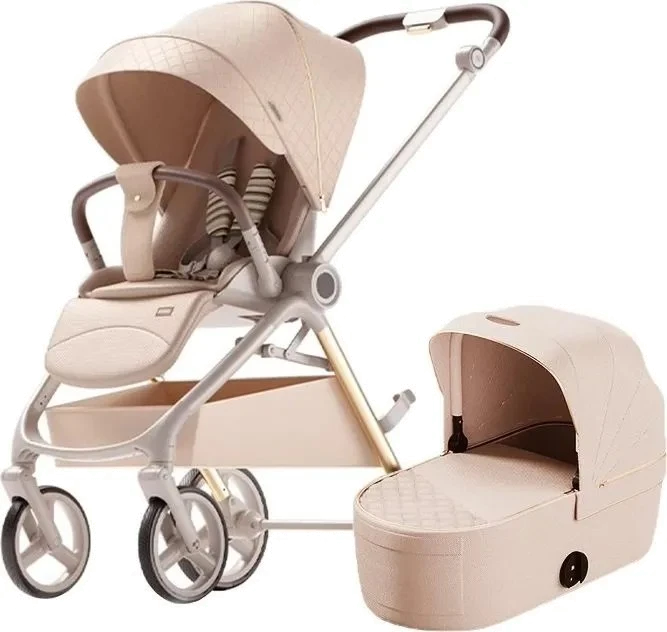 Коляска 2в1 Kidilo Haolaifu H3 Beige бежева (692870766409)
