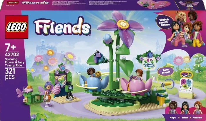 Конструктор LEGO Friends Карусель із квітами й чашками42702)