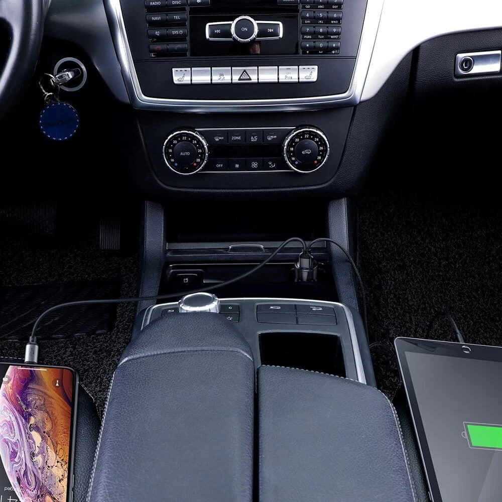 Зарядний пристрій Baseus 45W Display DualU (CCMLC20A-01) чор