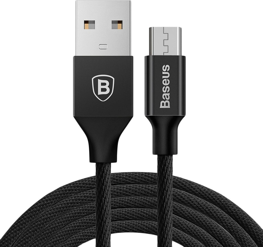 Кабель Baseus Yiven USB Micro 1,5м чорний