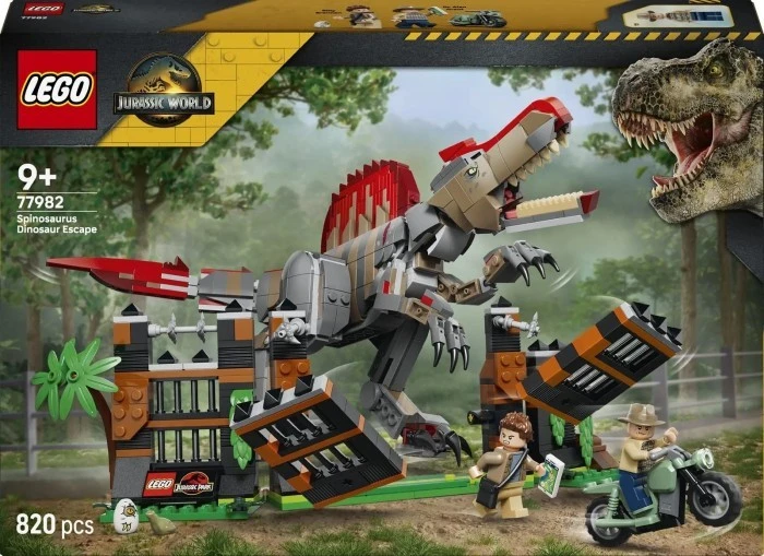 Конструктор LEGO Jurassic World Втеча спинозавра (77982)