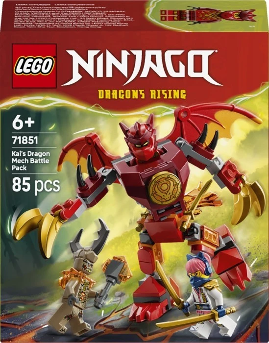 Конст LEGO Ninjago Бойовий набір робота Дракона Кая (71851)