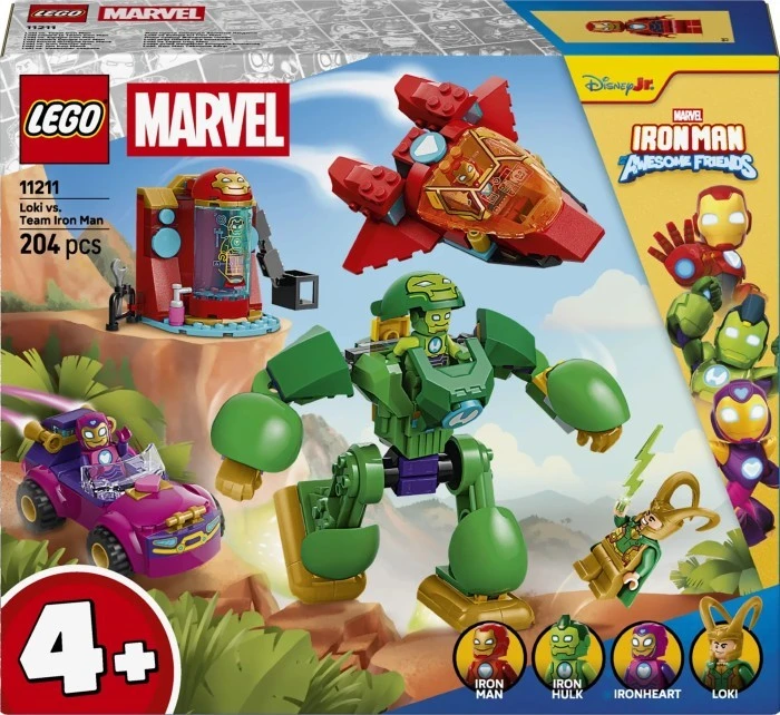 Конструктор LEGO Marvel Локі проти Залізної Людини(11211)