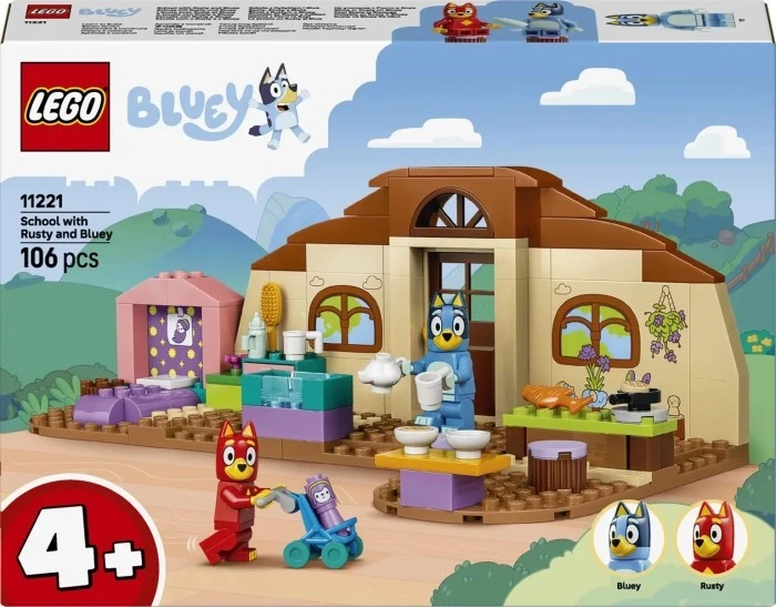 Конструктор LEGO Bluey Школа з Расті та Блуї (11221)