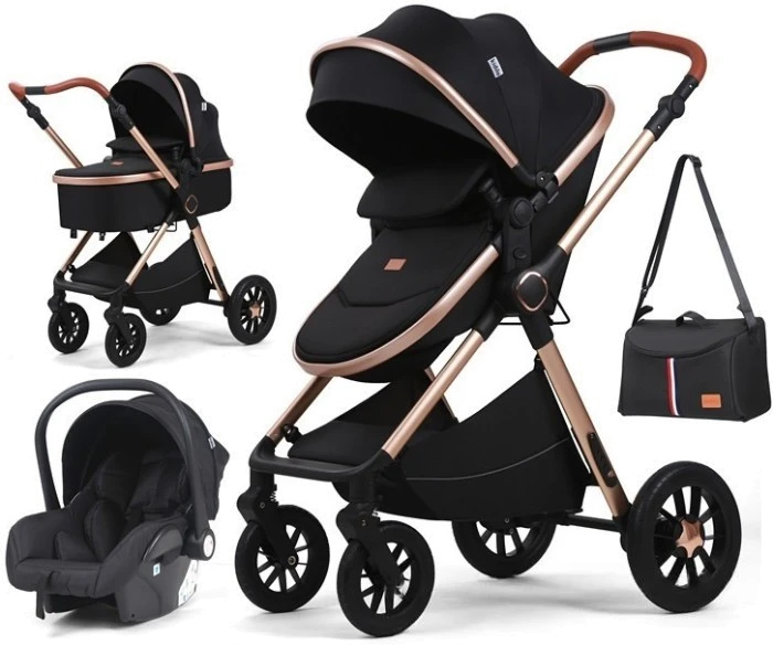 Коляска 3в1 Kidilo H2D (Black)