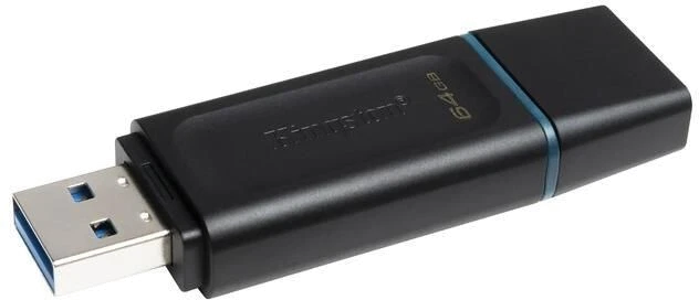 USB флеш Kingston DT Exodia 64GB Black+Teal (DTX/64GB)