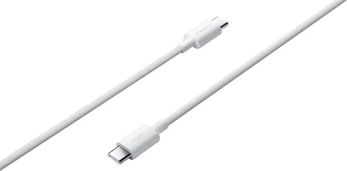 Кабель Xiaomi Braided Type-C-Type-C 60W 3A 1m(BHR0878GL)біл