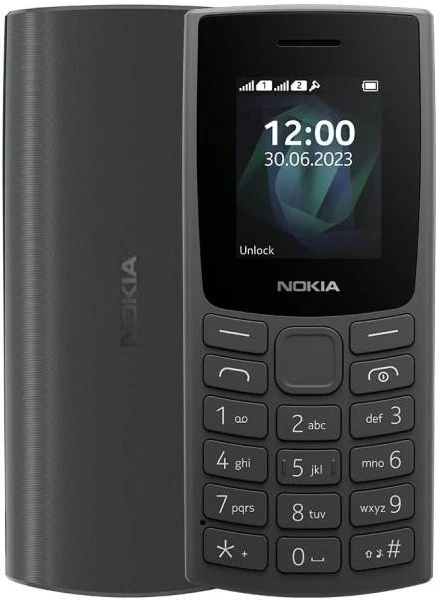 Термінал Nokia 105 SS 2023 Charcoal (no charger)