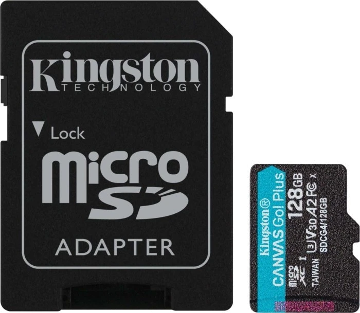 Карт. пам. Kingston microSDXC 128GB Canvas Go Plus Gen4 +ADP