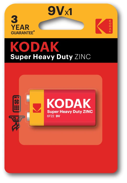 Батарейка KODAK LongLife 6F22